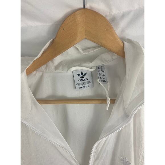 Adidas Adicolor Oversized Ripstop Track Jacket White Size Small - Picture 6 of 7